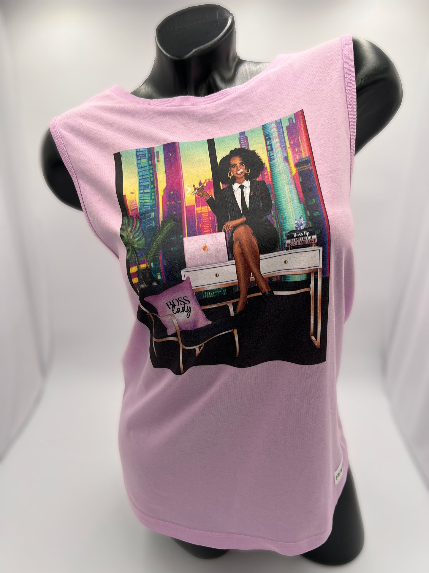 'Boss Lady' Muscle Tank Tee