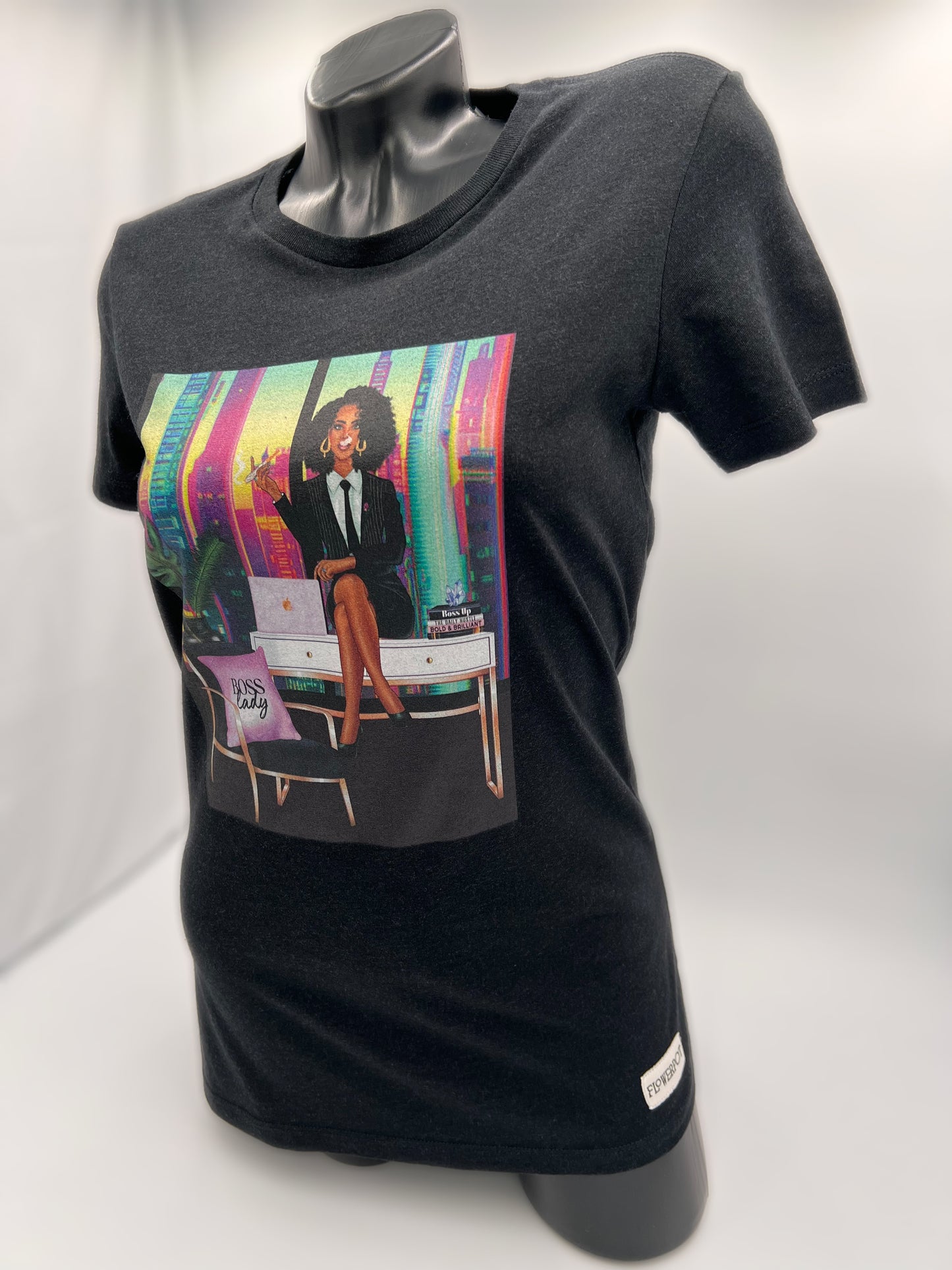 'Boss Lady' Heather Tee