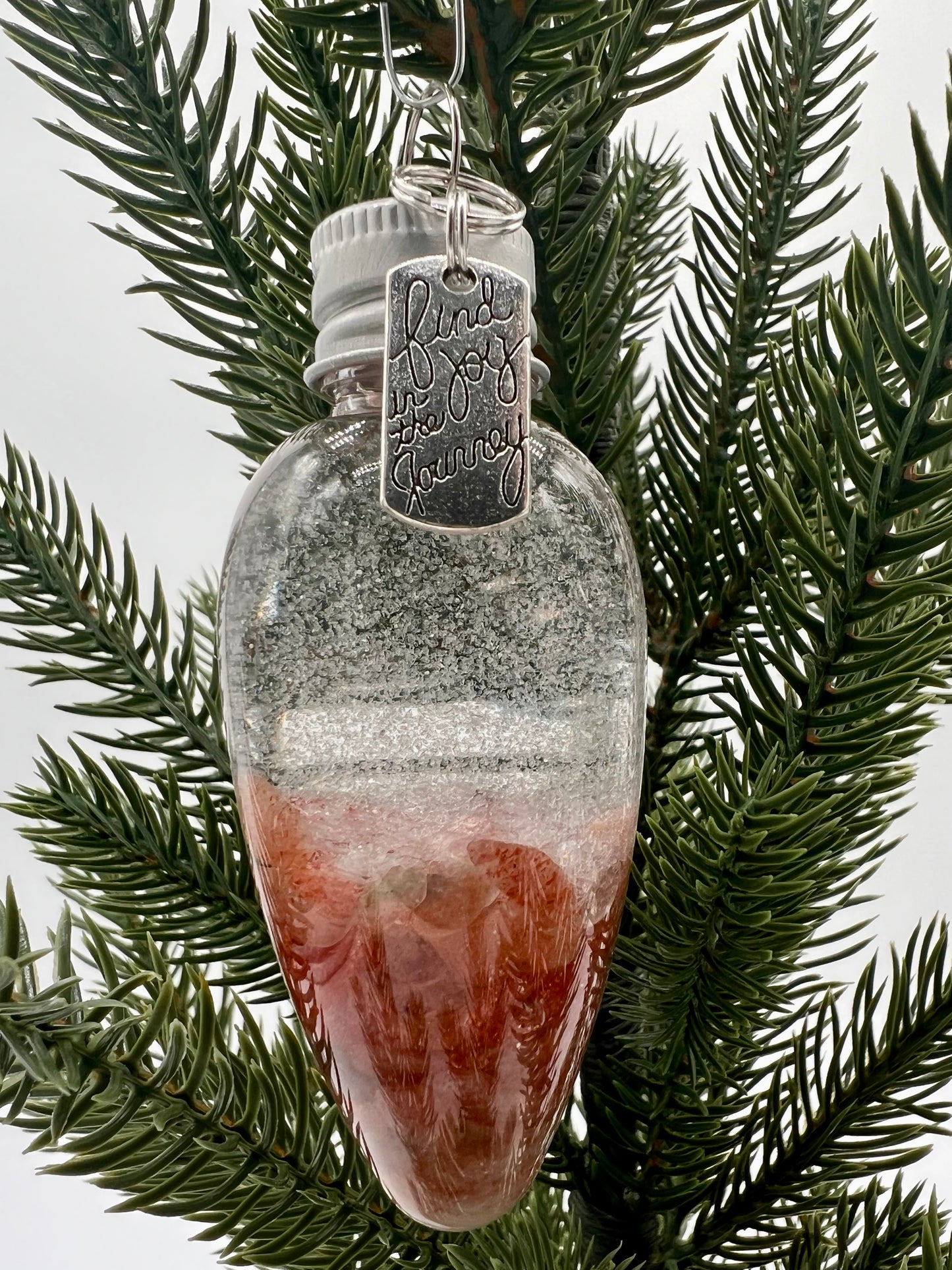Snow Globe Crystal Ornament Bulb