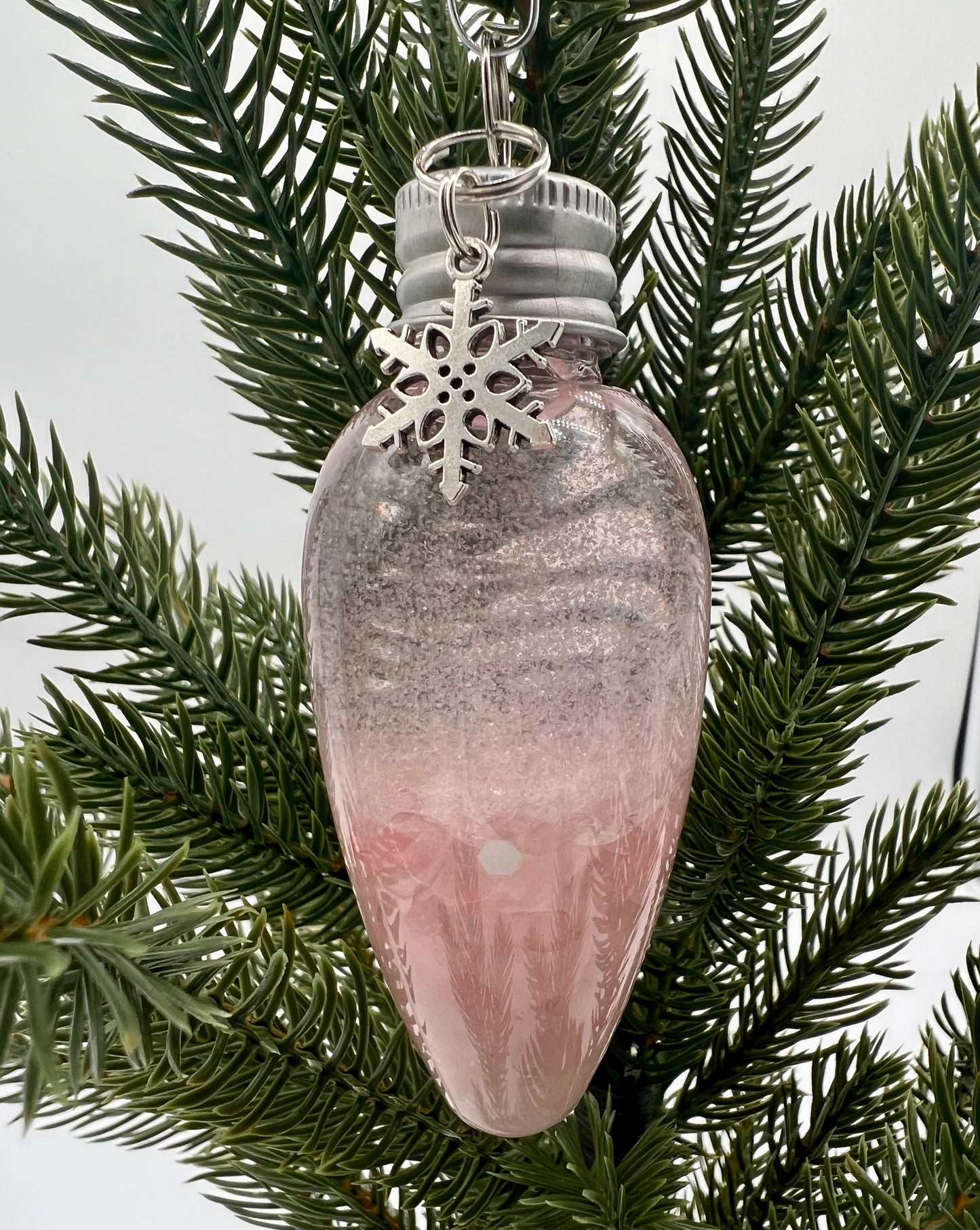 Snow Globe Crystal Ornament Bulb
