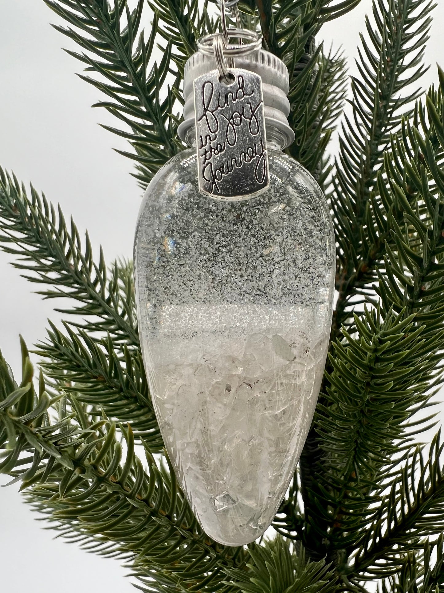 Snow Globe Crystal Ornament Bulb