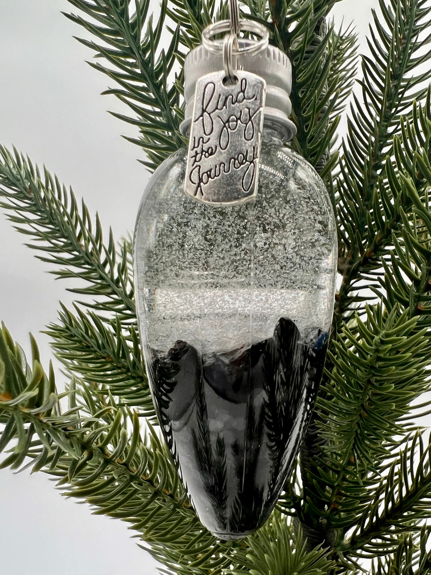 Snow Globe Crystal Ornament Bulb