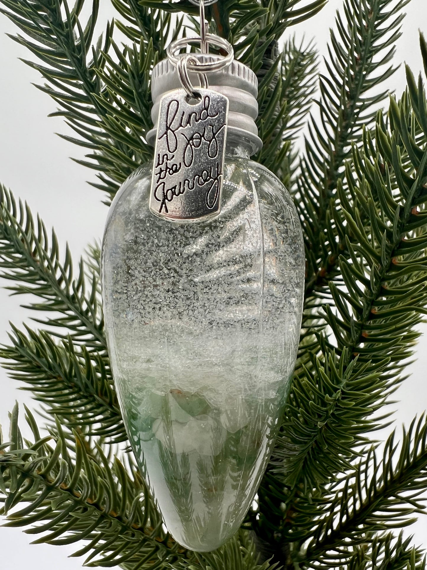 Snow Globe Crystal Ornament Bulb