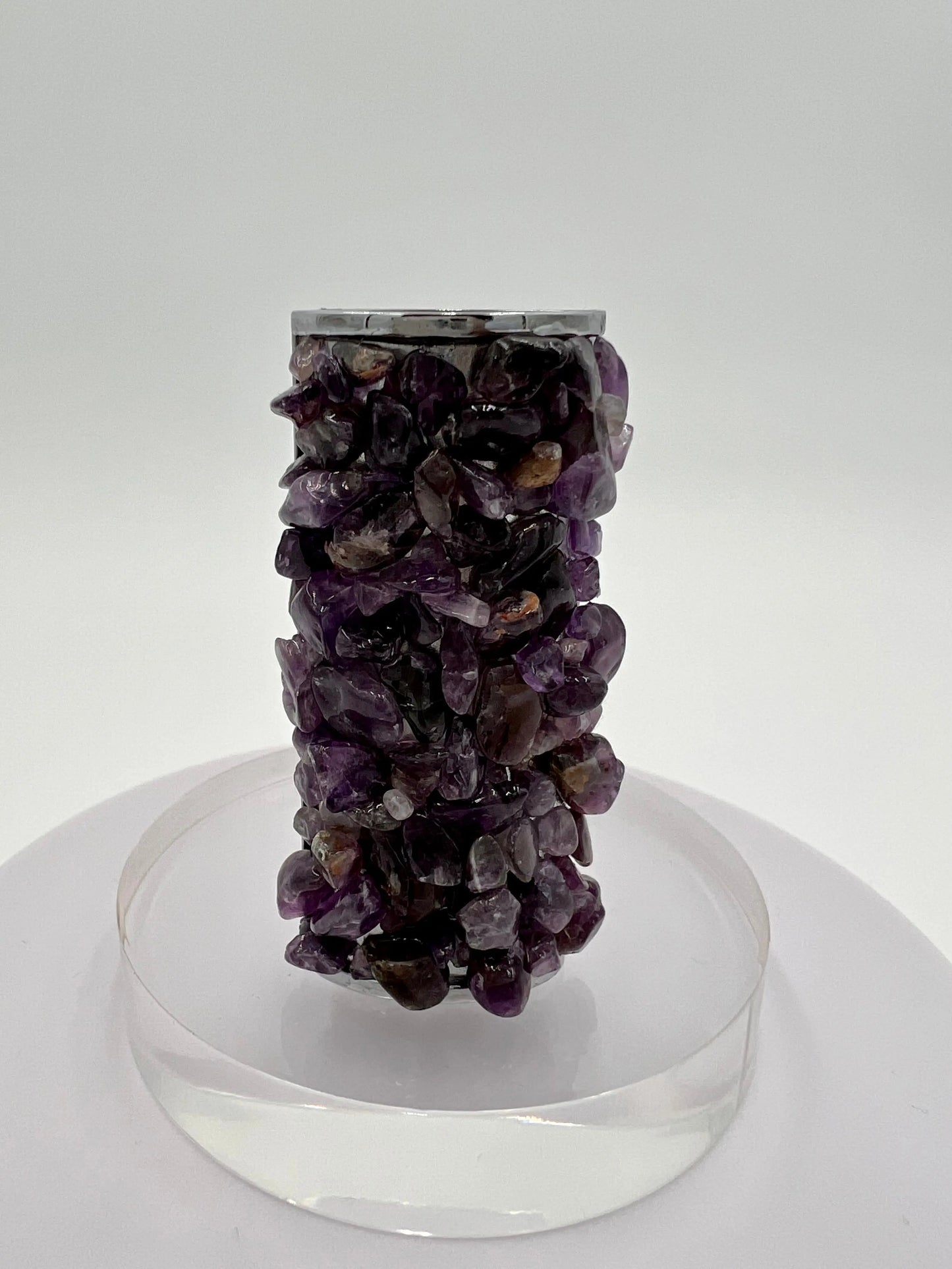 Amethyst Lighter Case Flowerpot Greenery