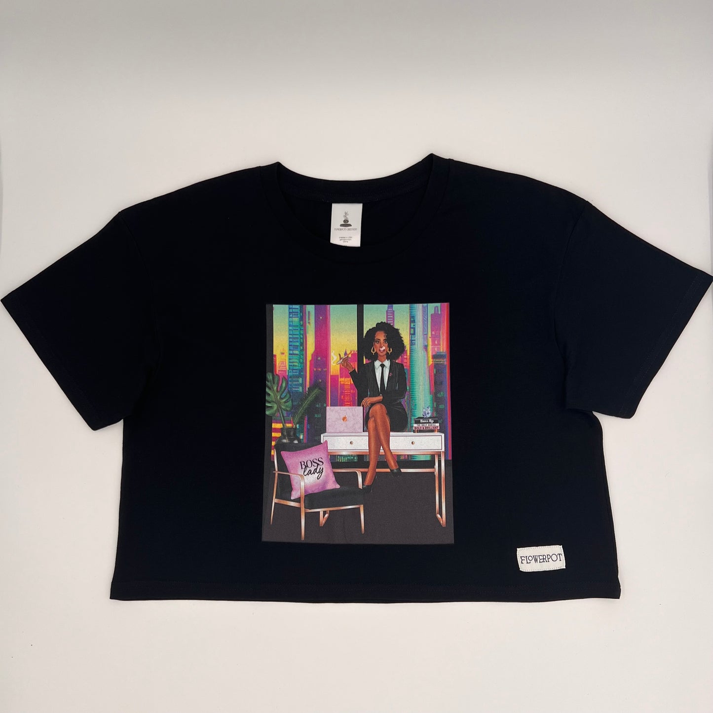 'Boss Lady' Street Crop Tee