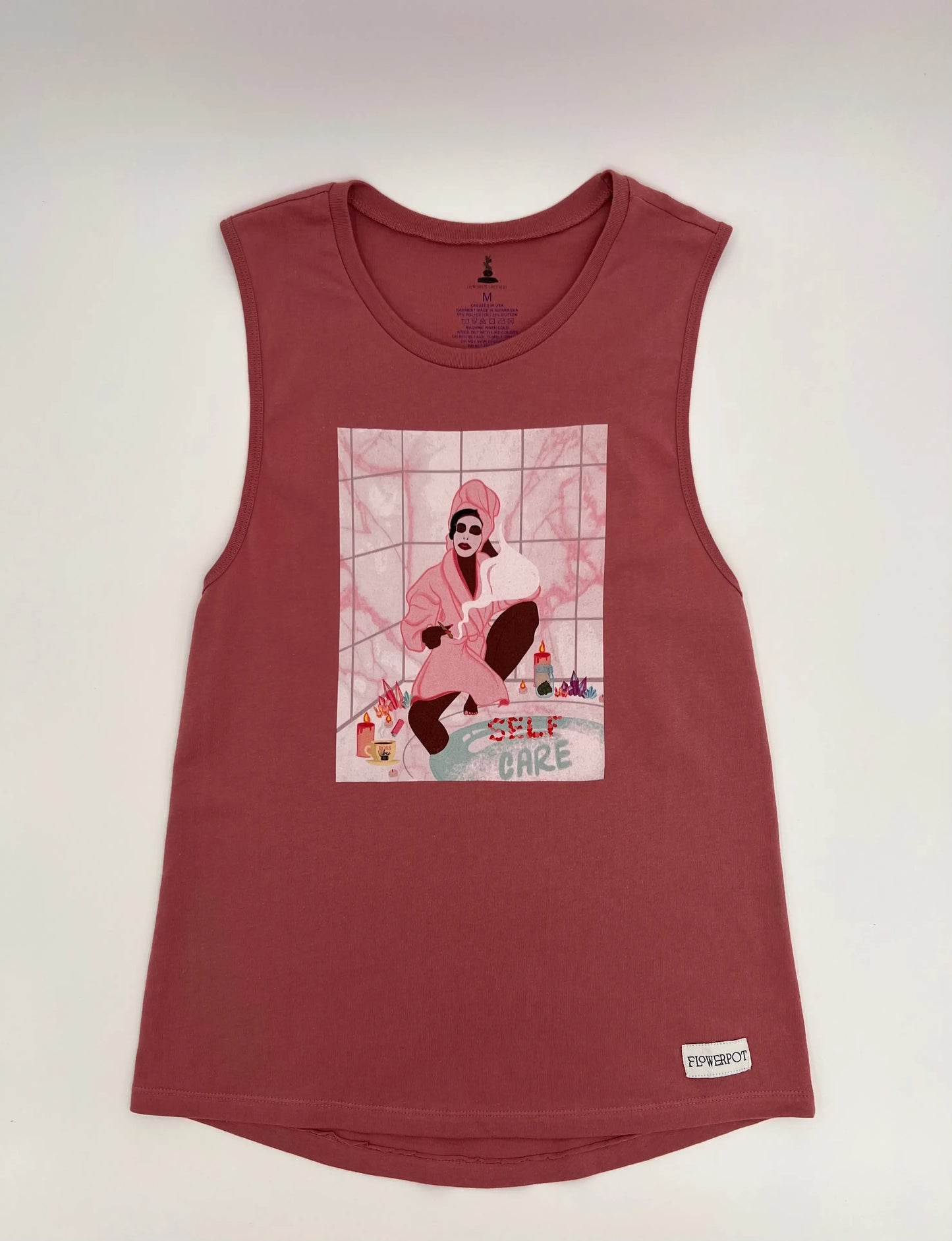 'Self Care' Muscle Tank Apliiq