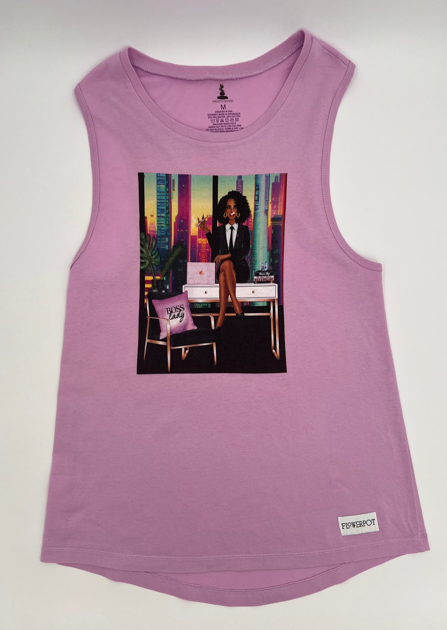 'Boss Lady' Muscle Tank Tee
