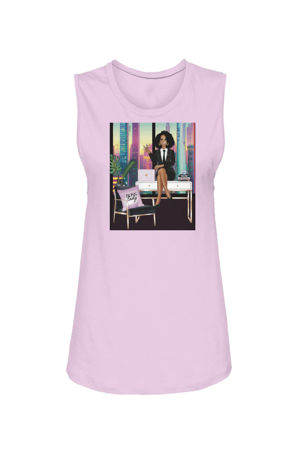 'Boss Lady' Muscle Tank Tee