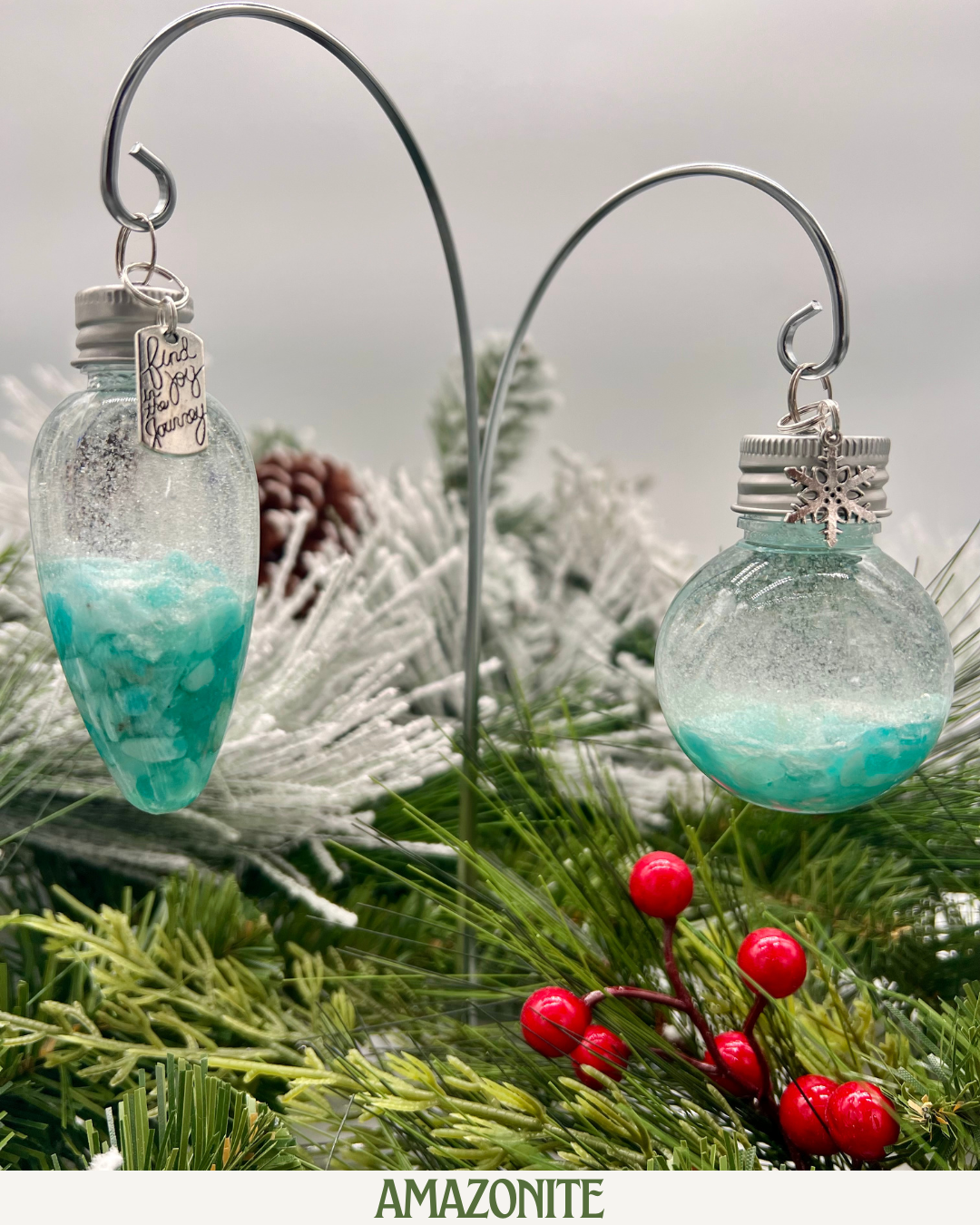 Snow Globe Crystal Ornaments