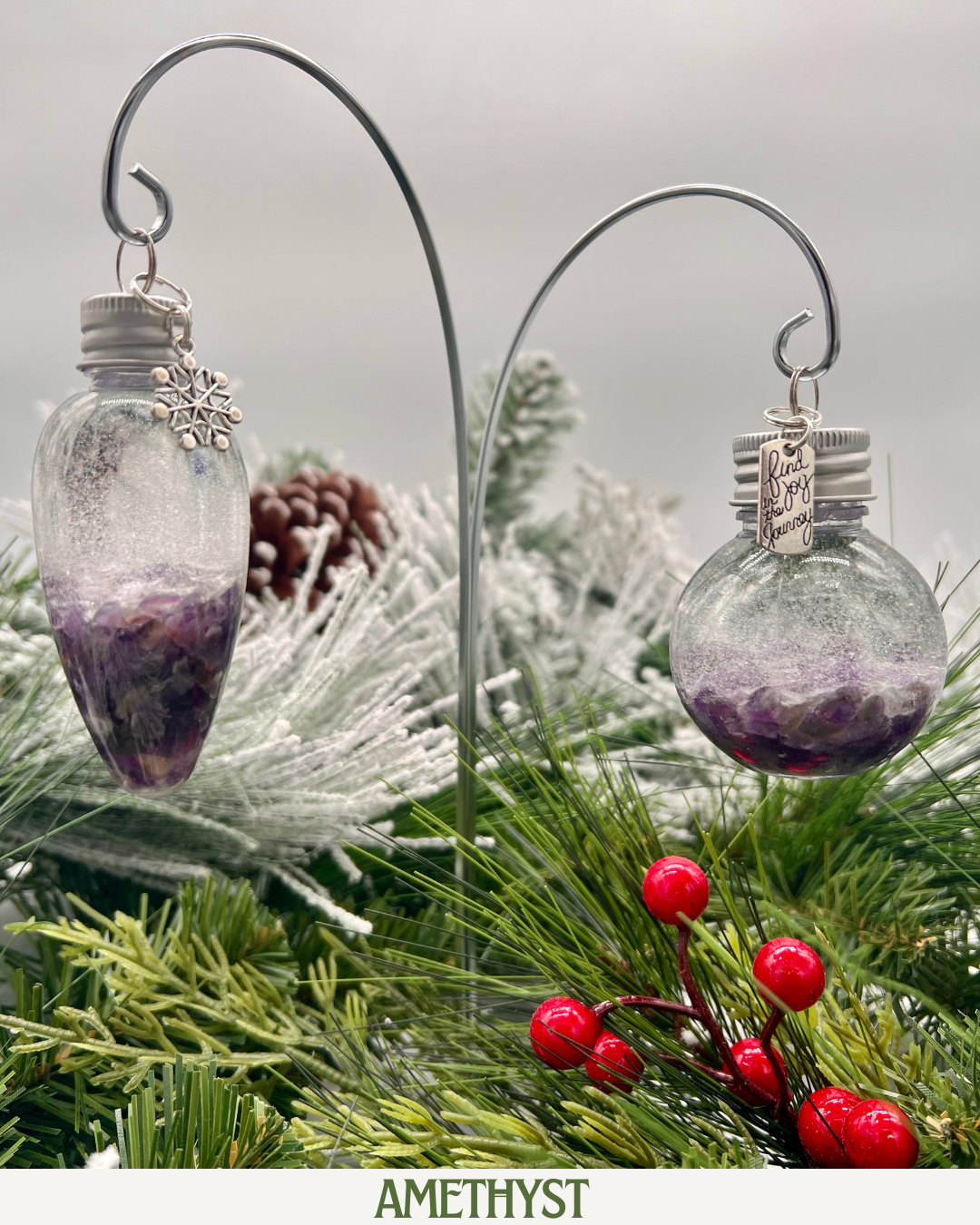 Snow Globe Crystal Ornaments