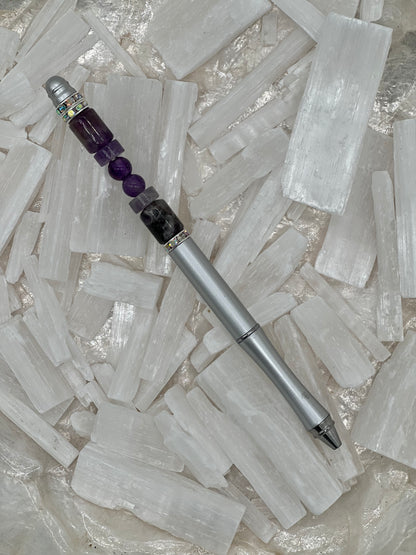 Amethyst Refillable Metal Pen