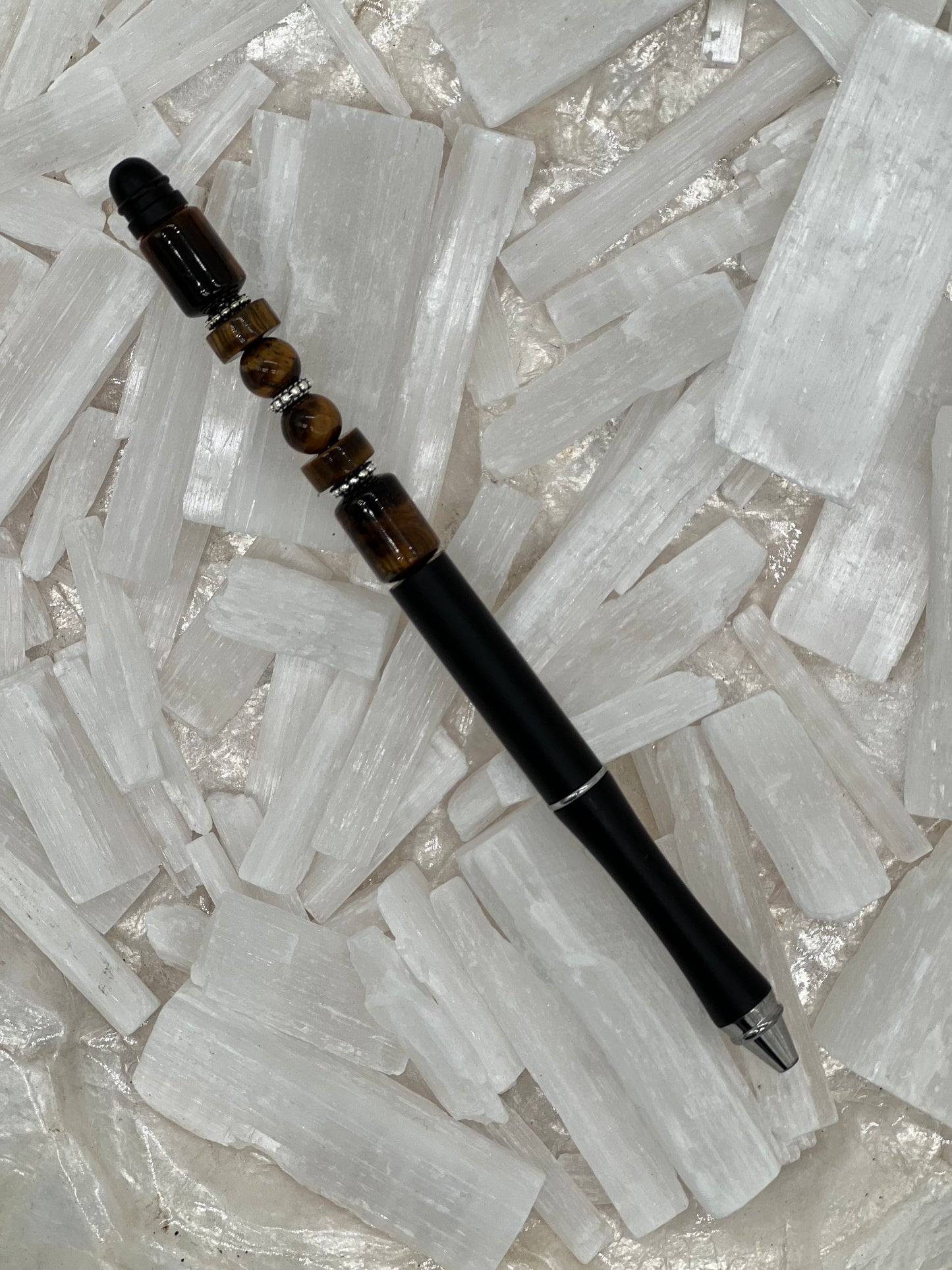 Tiger's Eye Refillable Metal Pen