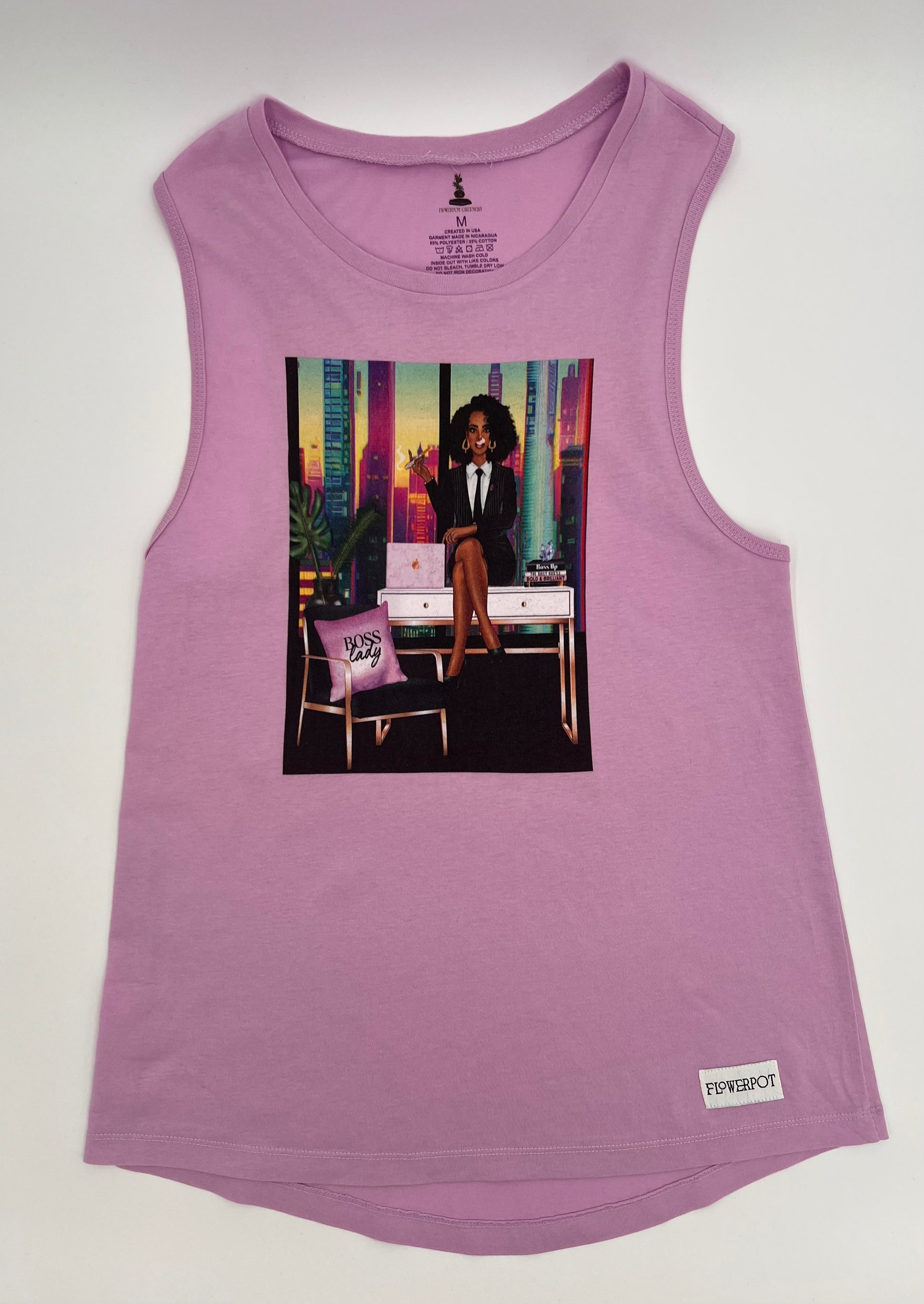 'Boss Lady' Muscle Tank Tee